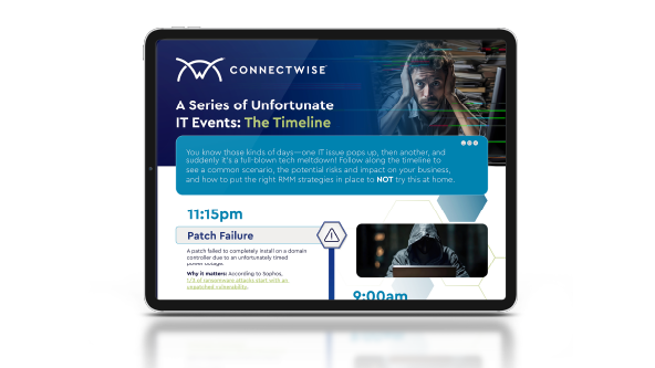 A Series of Unfortunate IT Events: The Timeline 